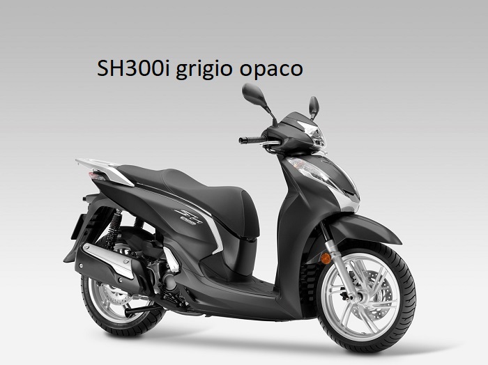 sh 125 nero opaco 2019